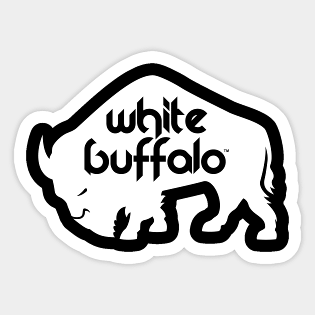 White Buffalo Within Sticker by scallywag